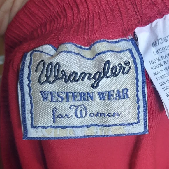 Vintage Wrangler Western Wear For Women Maxi Skirt sz M(36") - Picture 5 of 7